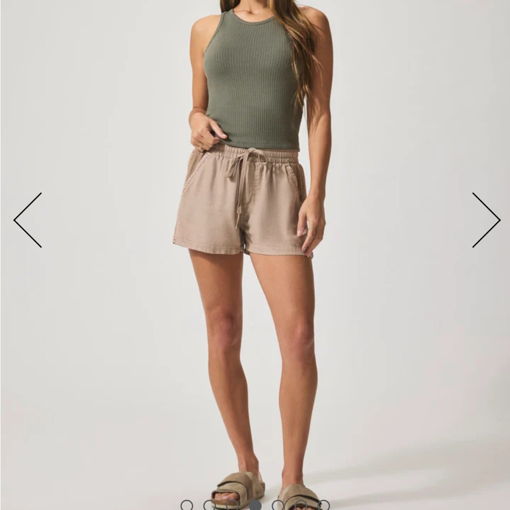 Splendid Campside Linen Shorts